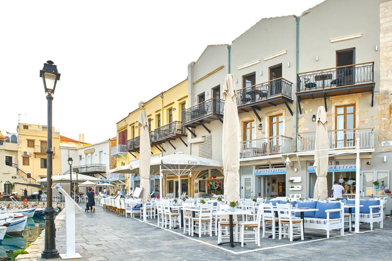Vista Del Porto Luxury Suites Rethymno  Bagian luar foto