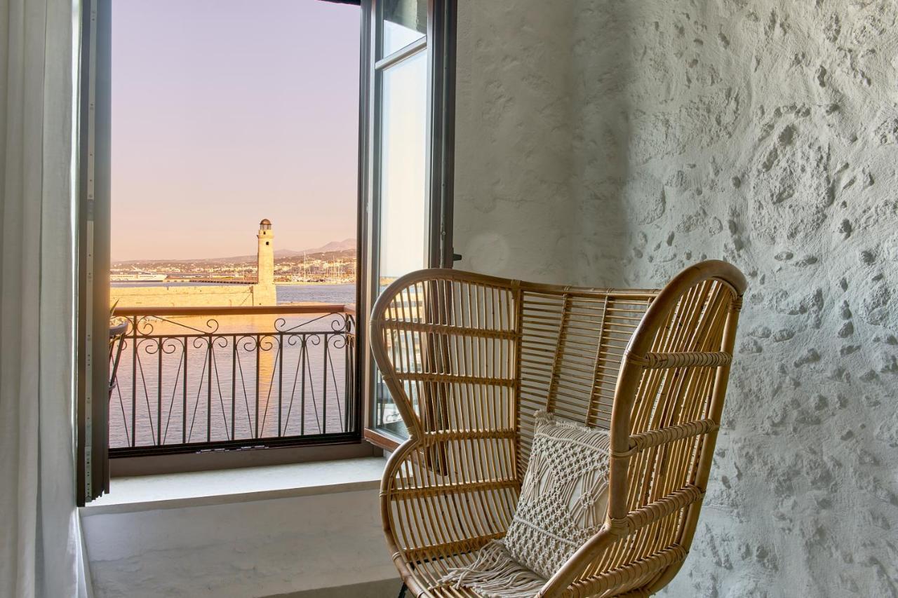 Vista Del Porto Luxury Suites Rethymno  Bagian luar foto