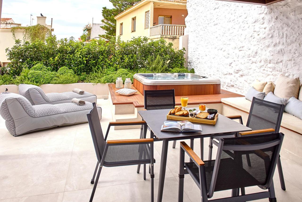 Vista Del Porto Luxury Suites Rethymno  Bagian luar foto