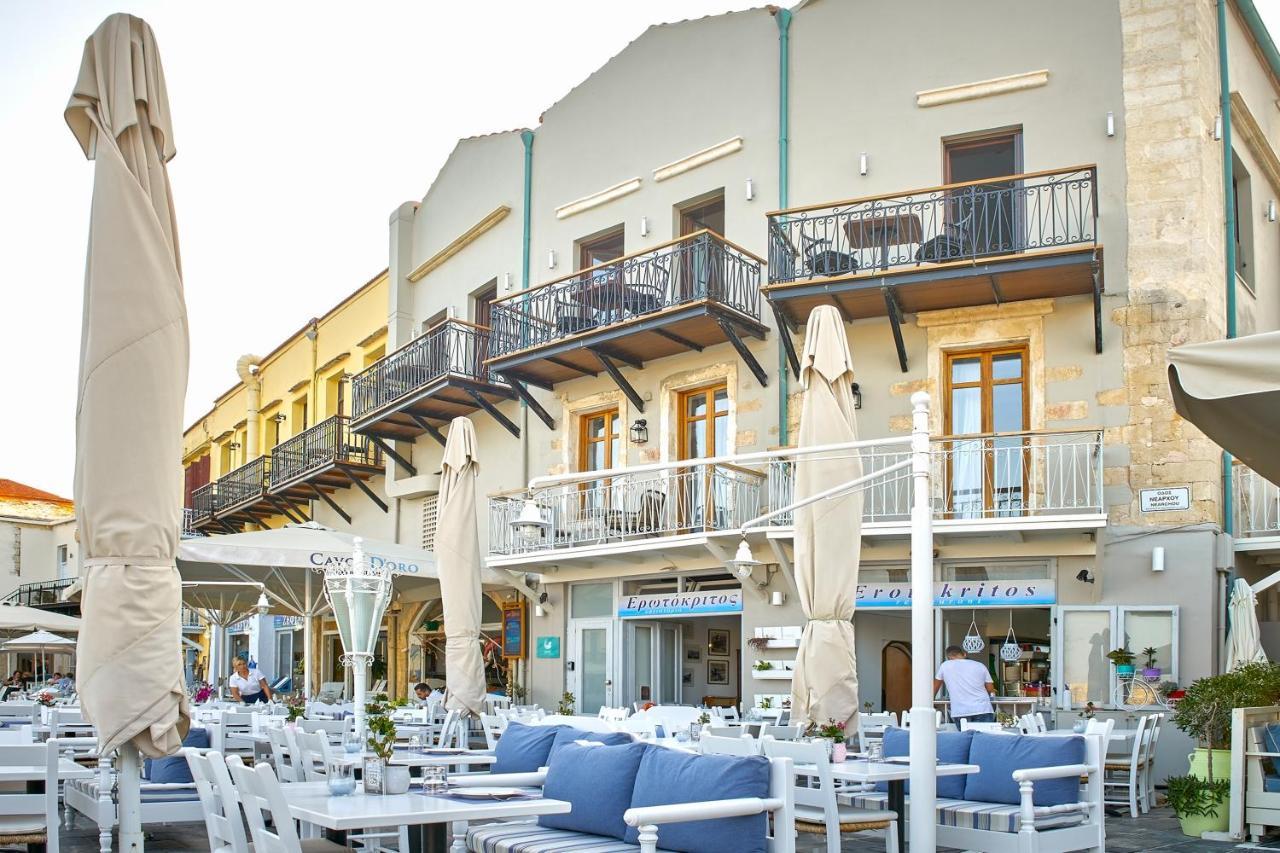 Vista Del Porto Luxury Suites Rethymno  Bagian luar foto